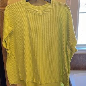 Entro Bright Green Knit Sweatshirt